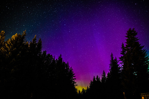 Northern Lights Over Snoqualmie Pass
