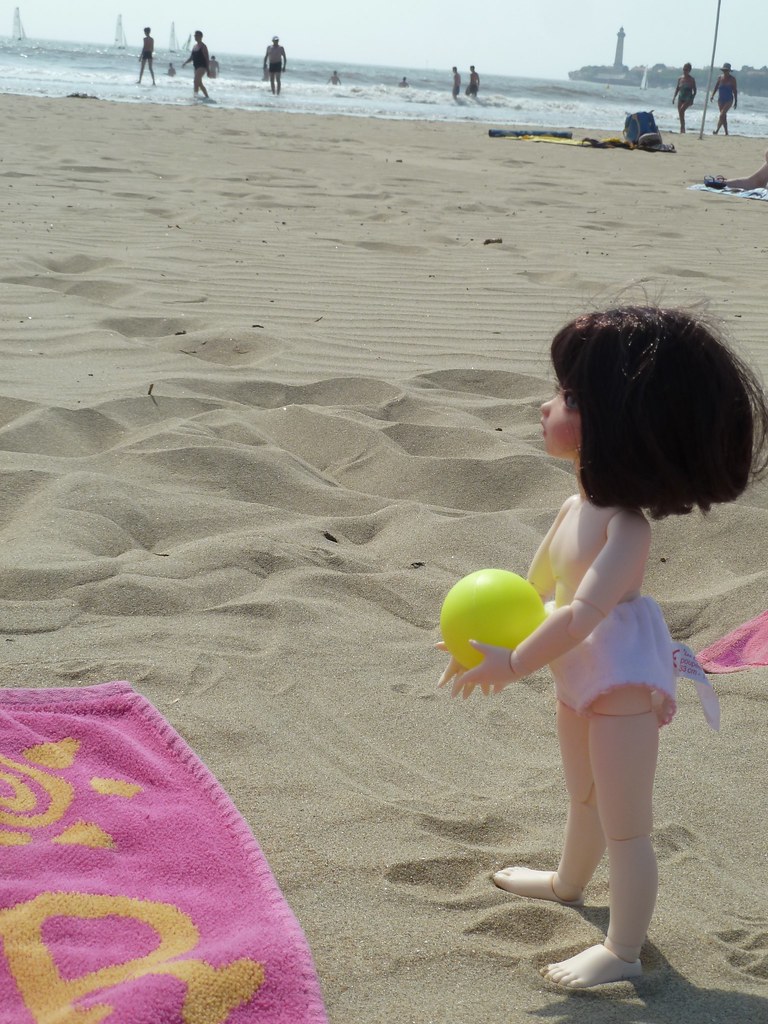 Sissi (littlefee Mio mod de Puppedoll) : Sissi à la plage ! 19377606012_476ab192de_b