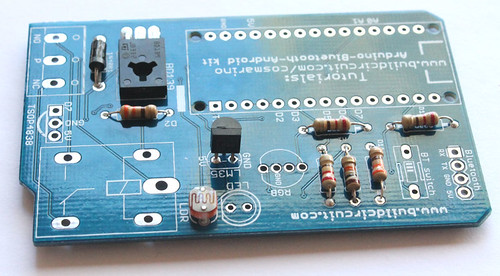 Step 6- Solder LM35 temperature sensor