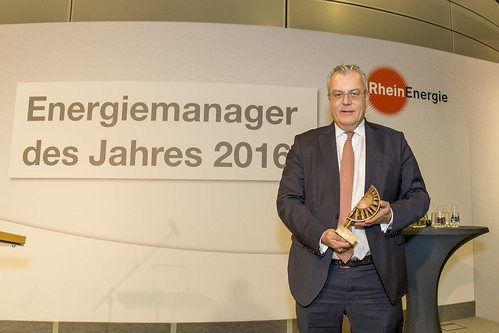 Preisverleihung Energiemanager des Jahres 2016 E&M / RheinEnergie