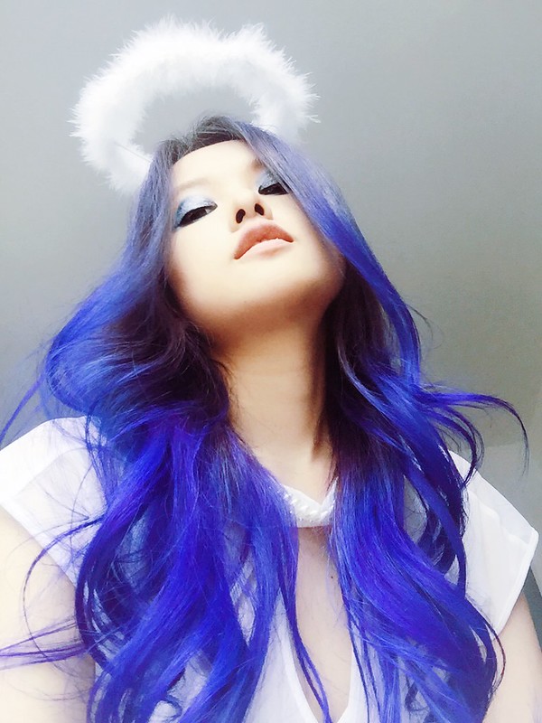 Blue hair @ HARETA HAIR STUDIO
