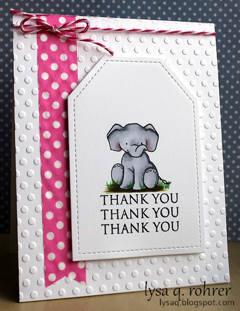 Baby Elephant Thanks