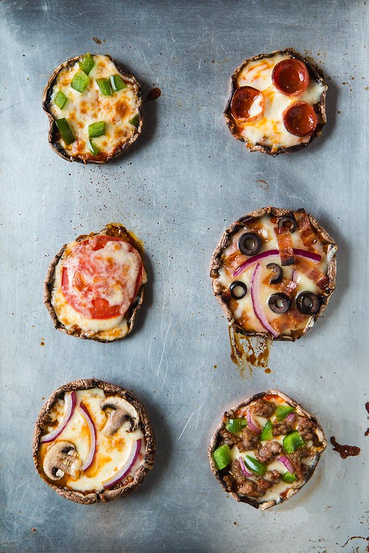 Stuffed Portabella Pizzas (gluten-free, low carb, easily made vegetarian or vegan) | Will Cook For Friends