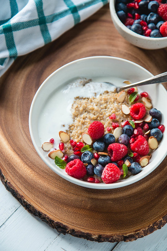 Steel Cut Oats with Kefir and Berries | Will Cook For Friends