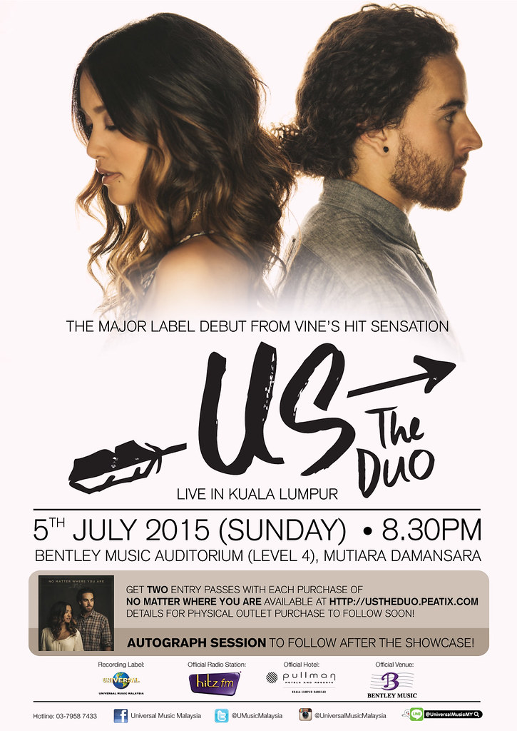 Konsert Us The Duo Live in Malaysia 2015