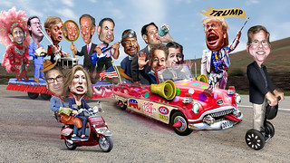 2016 Republican Clown Car Parade - Trump Exta Special Edition