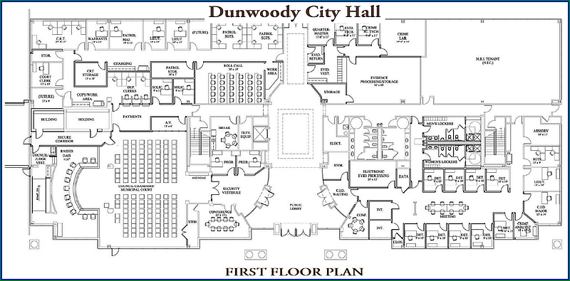 Heneghan’s Dunwoody Blog Dunwoody City Hall Layout and