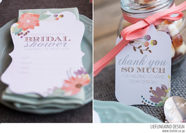 Free Bridal shower invitation and thank you card