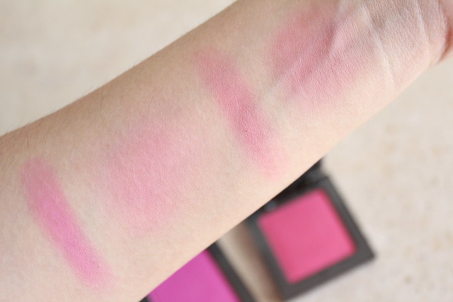 Urban decay Afterglow 8-Hour Blush in Crush swatches