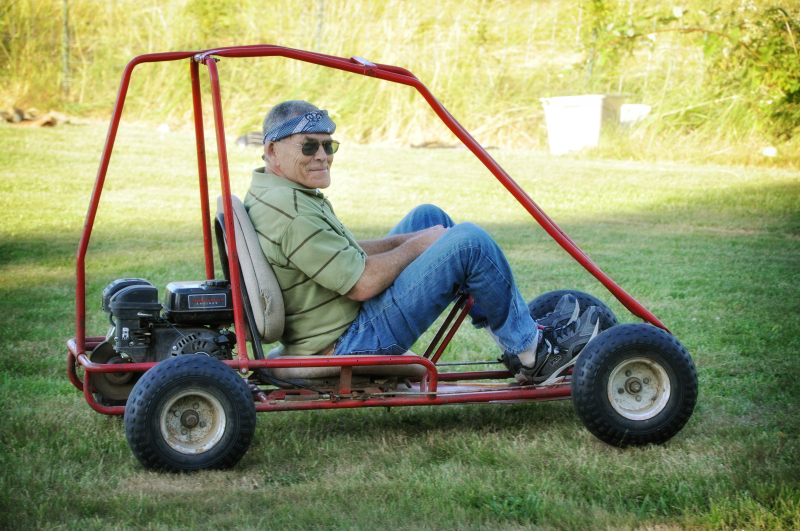 Dad in the Go Cart @ Mt. Hope Chronicles