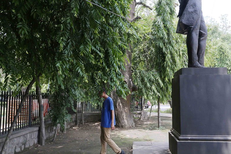 Delhi’s Bandaged Heart – Ishan Marvel (Sequel), Pushkin's Statue, Mandi House