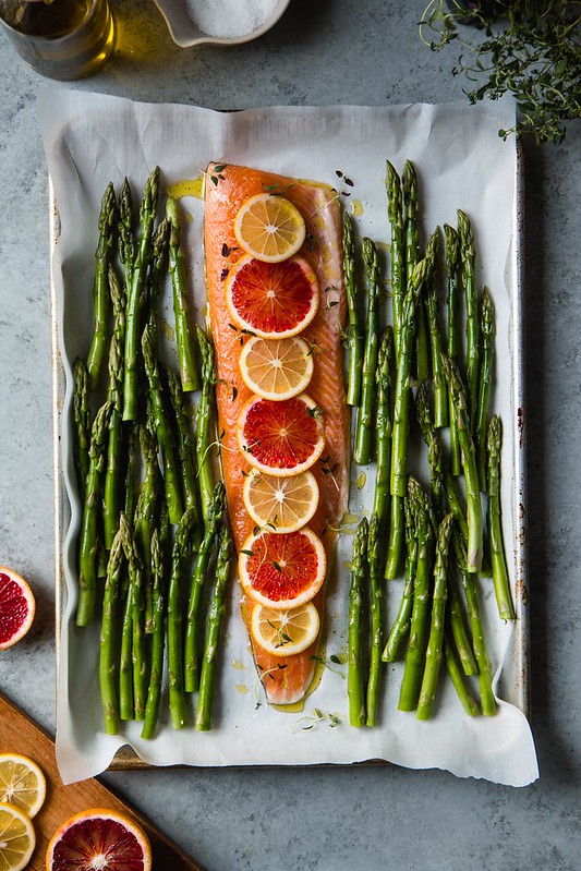 Citrus Baked Arctic Char with Asparagus (One Pan, 30 Minutes, Gluten-Free) | Will Cook For Friends
