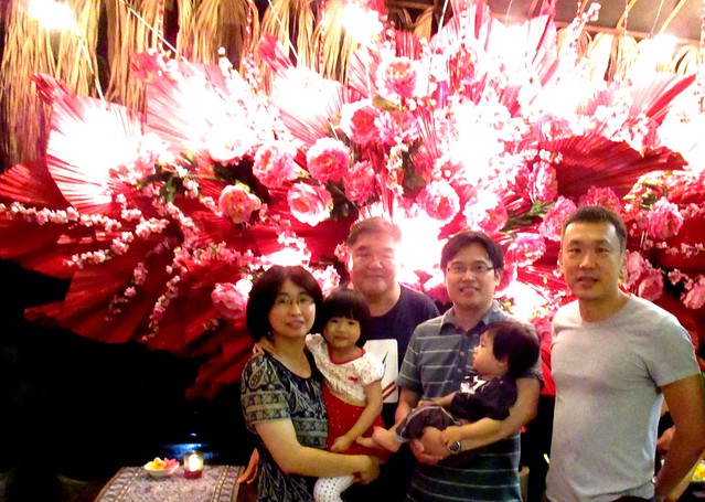 With Andrew & family and Teo
