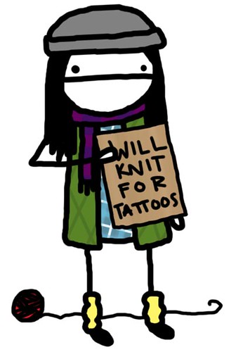 Will Knit for Tattoos