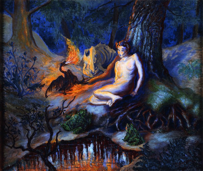 Paul Ranson - Nude with Carcass, 1899