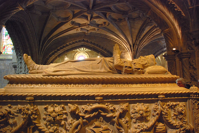 Lissabon, Mosteiro dos Jerónimos - Grab von Vasco da Gama