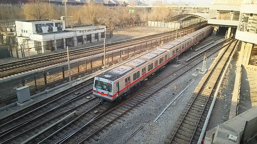 China Railway DKZ4 series in Sihui station, Beijing, China /Feb 2, 2017
