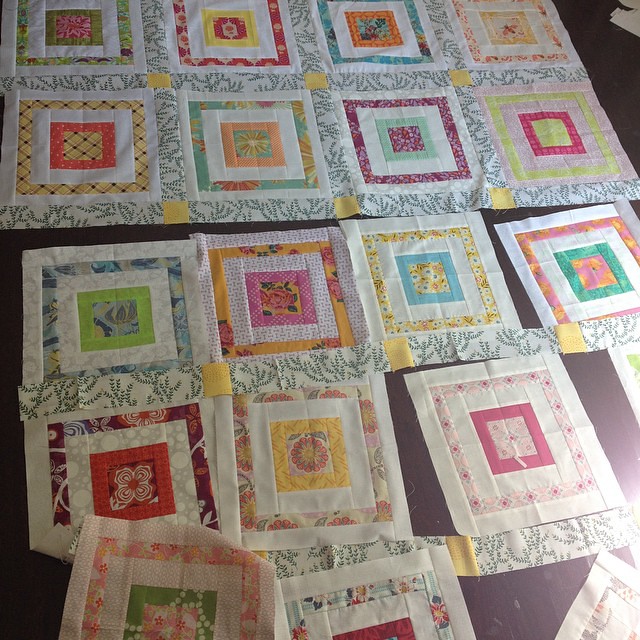 Putting together a quilt top for #havendgs