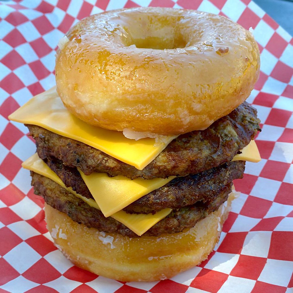 Image result for krispy kreme burger