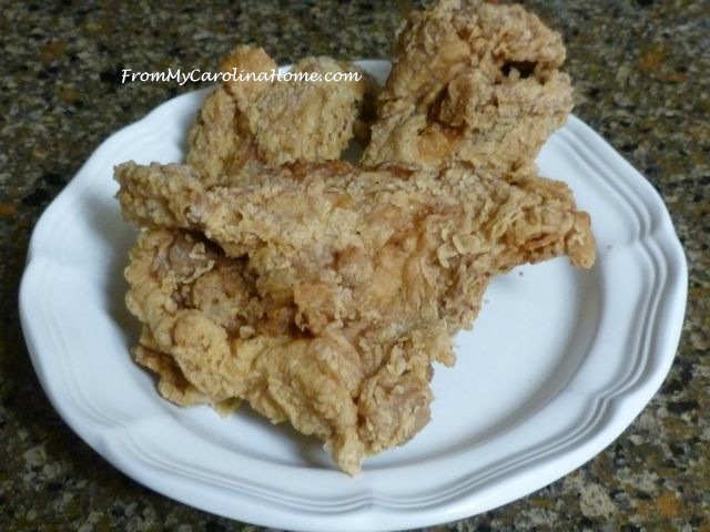 Grandmother's Fried Chicken on From My Carolina Home