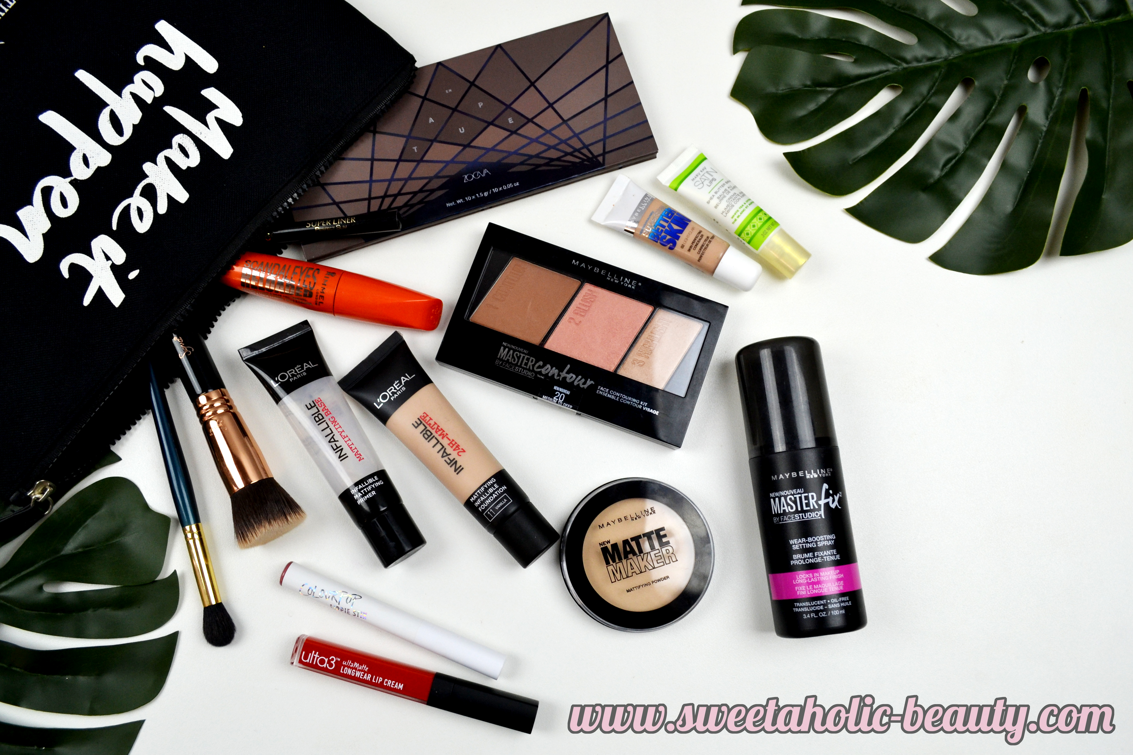 What's In My Travel Makeup Bag - Sweetaholic Beauty