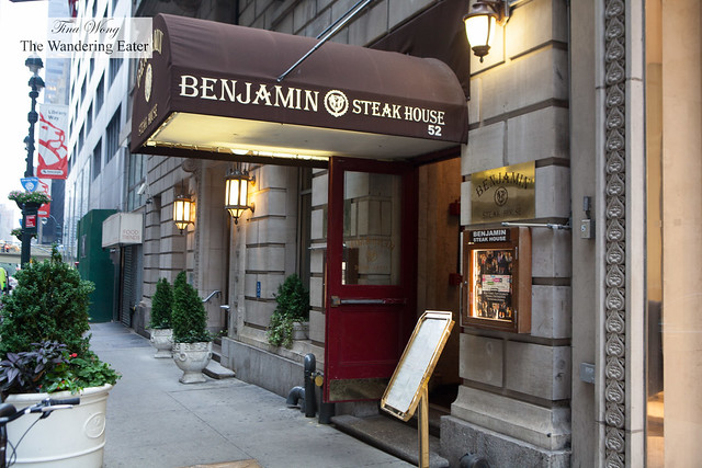 Entrance to Benjamin Steakhouse