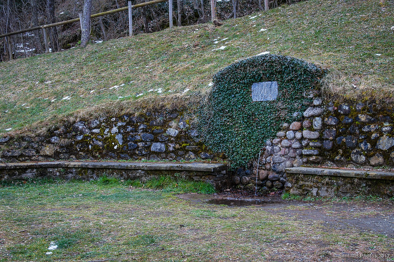 Font de Llandrius, una de las fuentes extraurbanas de Camprodón