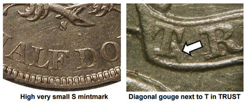 Counterfeit 1872-S Half diagnostics