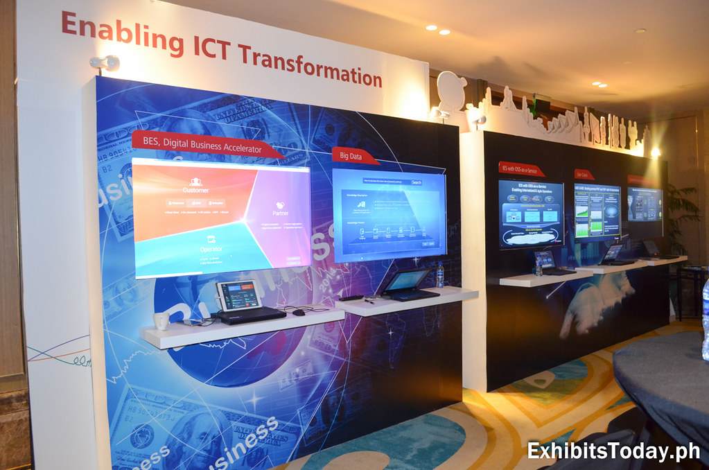 Huawei "Enabling ICT Transformation" Display Wall Panel 