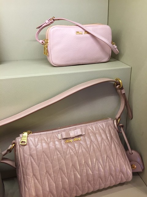 Pink Miu Miu purses