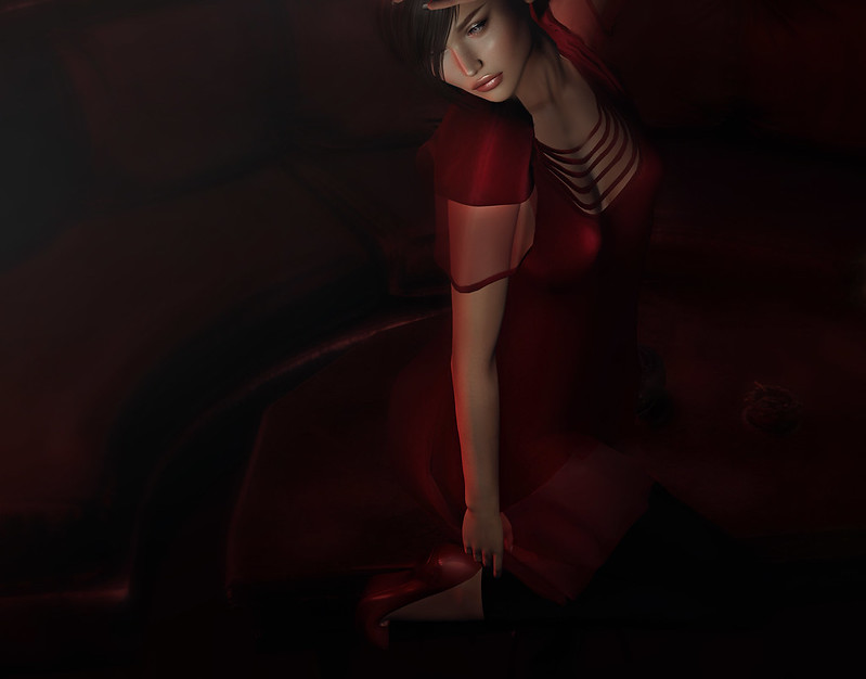 The lady in red...again..