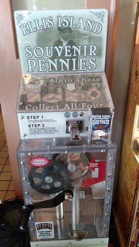 Ellis Island Souvenir Pennies machine
