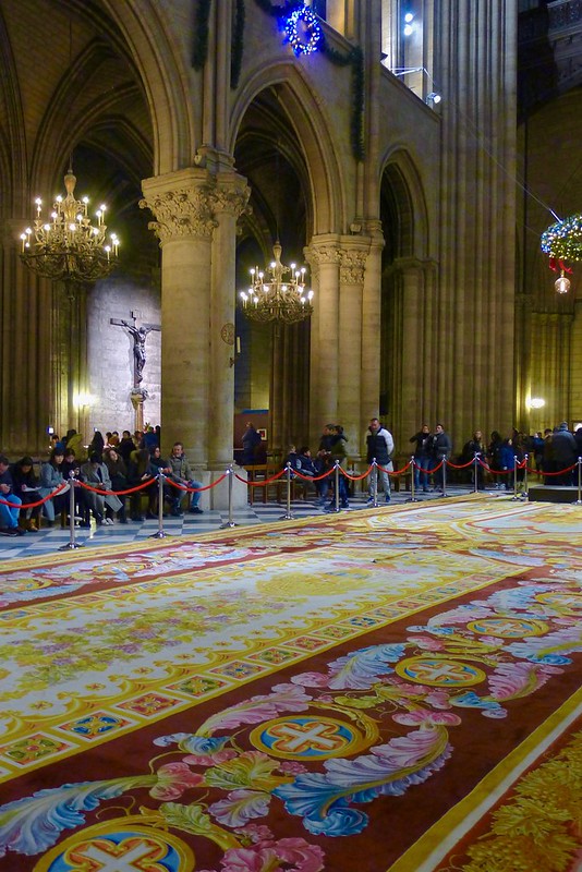 Exposition du tapis du chœur à Notre-Dame jusqu'au 14 janvier 2017, Paris