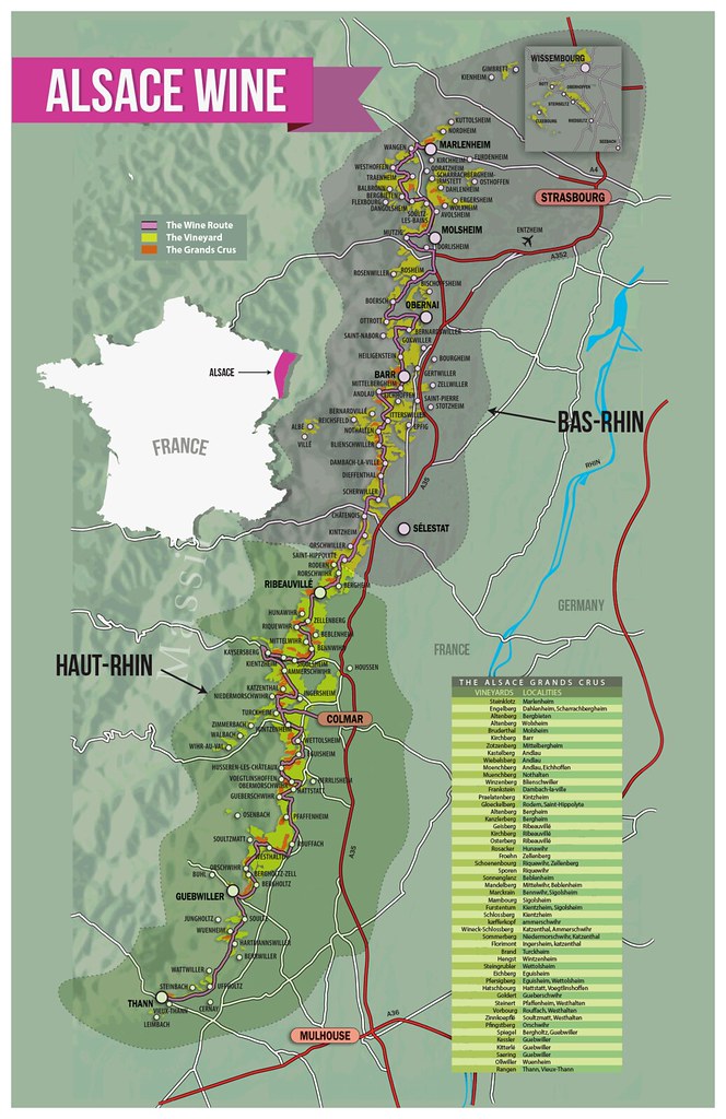 La Route des Vins - Alsacen viinireitti