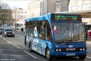 Plymouth Citybus 206 WK58EAE