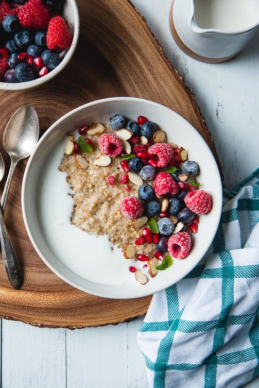Steel Cut Oats with Kefir and Berries | Will Cook For Friends