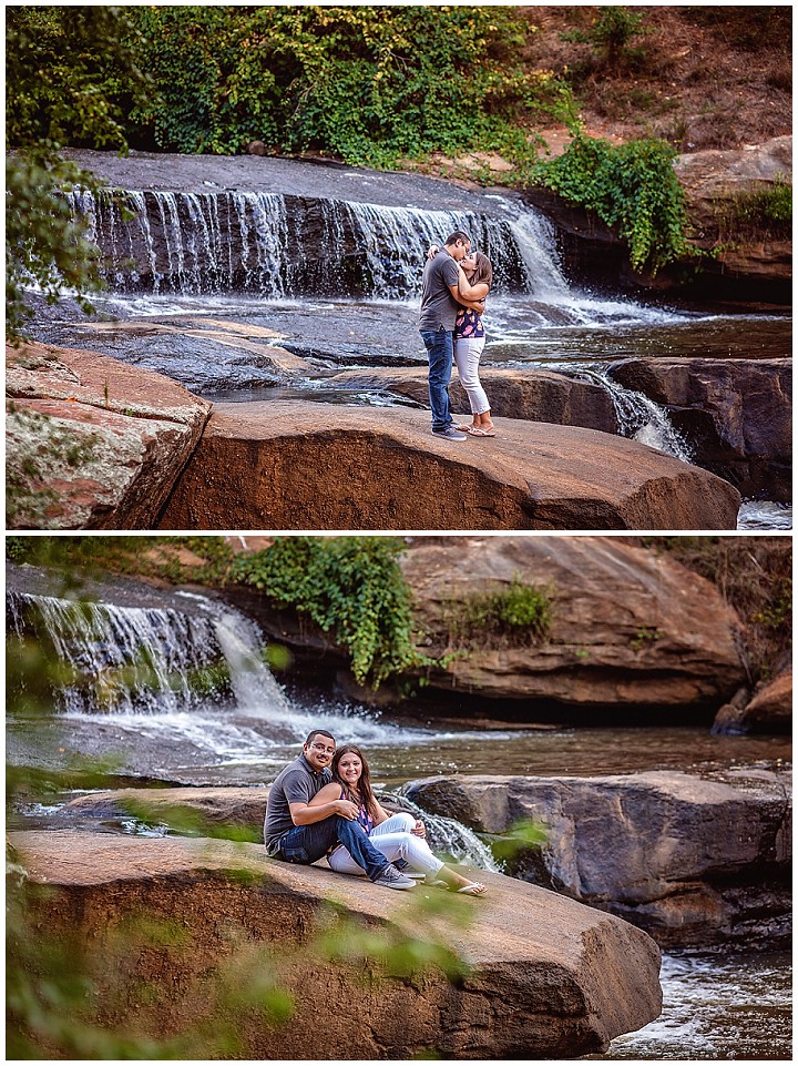 Engagement photos falls park