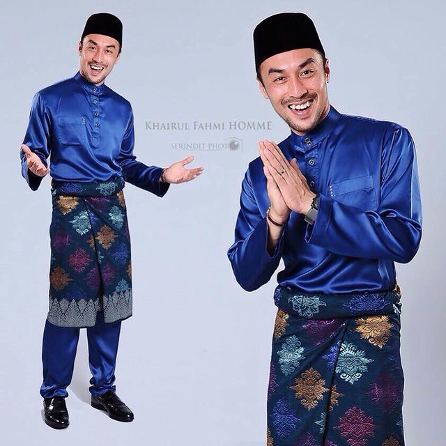 Khairul Fahmi Lancar Baju Melayu Bertahtakan Batu Swarozski