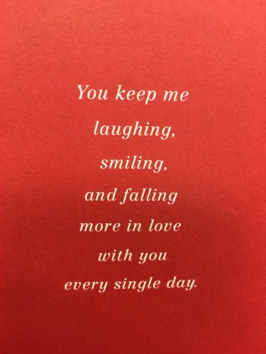 you keep me laughing, card