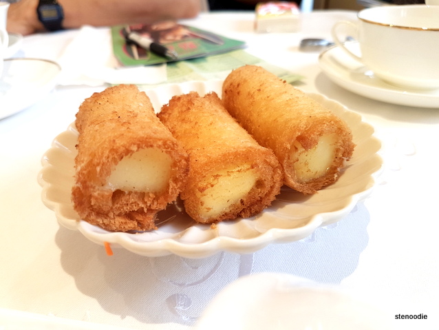 Deep-Fried Milk Custard Rolls