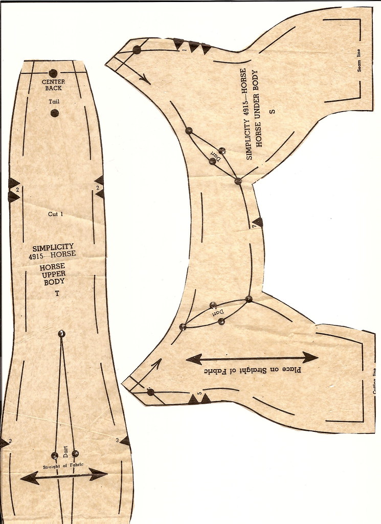 stuffed horse sewing pattern