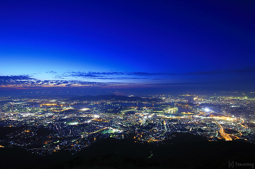 Mt.Sarakura at Night
