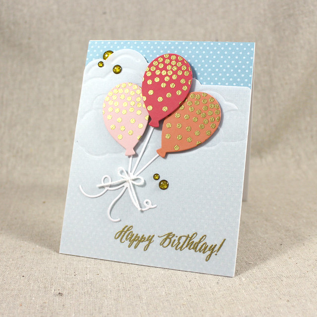 Birthday Balloon Bouquet Card