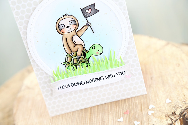 sloth valentine (Just ME digital stamps)