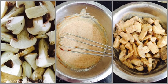 Mushroom Roast - preparation