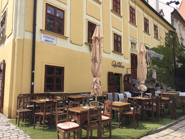 quaint cafe, Bratislava