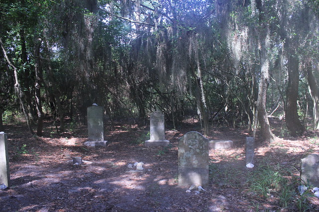 Historic Wash Woods Graveyard at False Cape State Park in Virginia