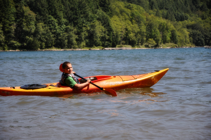 Leif kayaking @ Mt. Hope Chronicles