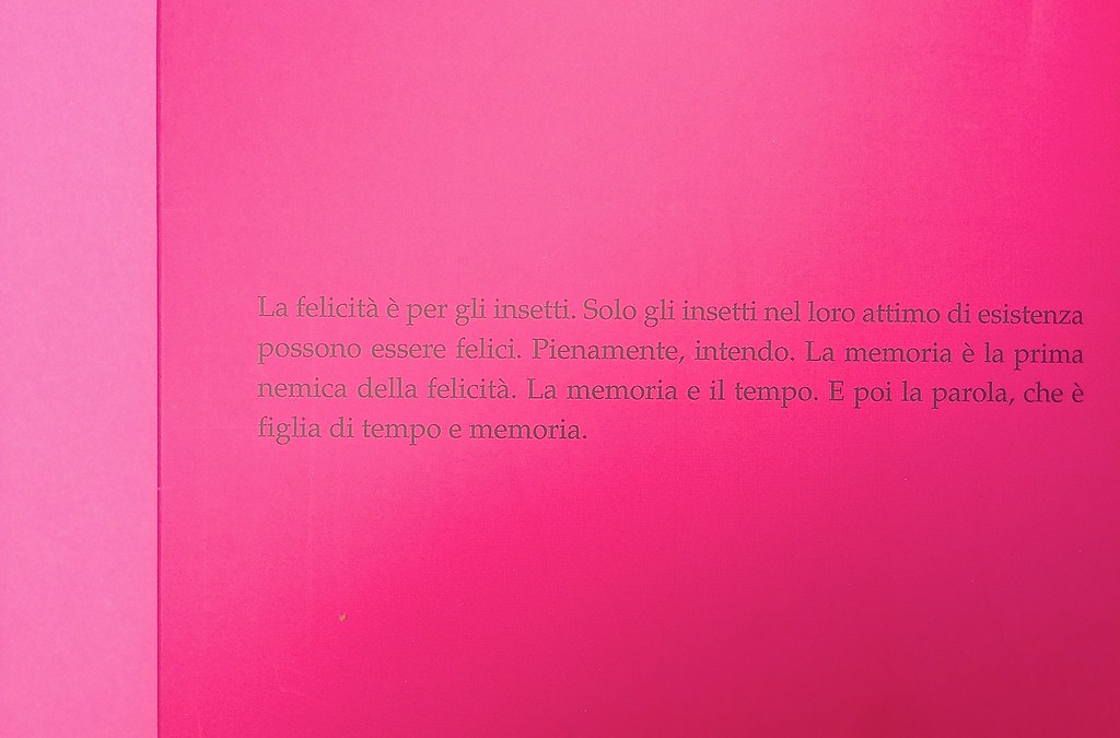 Alberto Milazzo, Uomini e insetti. Mondadori 2015. Art director Giacomo Callo; graphic designer Andrea Geremia. Quarta di copertina (part.), 2