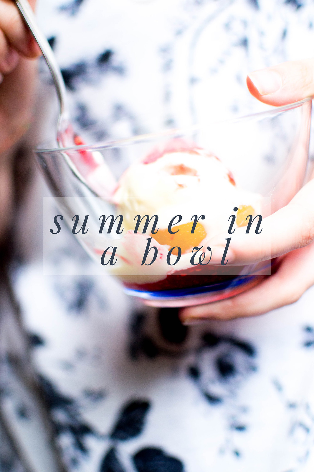 Summer in a bowl | Peach Melba Recipe